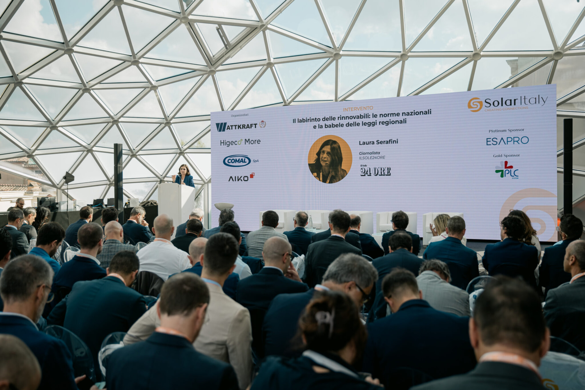 SolarItaly 2024 a Roma, La Lanterna di Fuksas